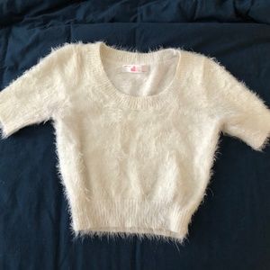 American Apparel Furry Crop Top Size S